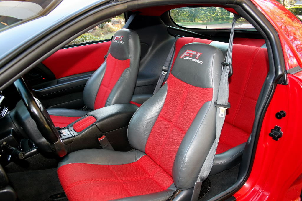 Black And Red Interior Camaroz28 Com Message Board - 4th Gen Camaro Seat Covers