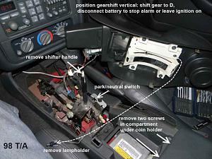 Battery Bad, Dead Cells. Radio shuts off, etc-98ta-console-open.jpg
