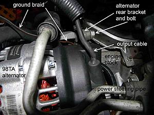 Is this why my alternator failed, have pics need to know by Oct28th-bottom-view-showing-rear-bracket-bolt-2.jpg