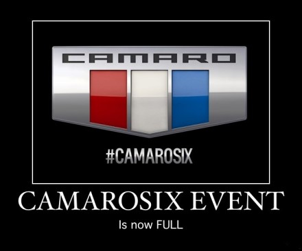 Camarosix event registration is full.